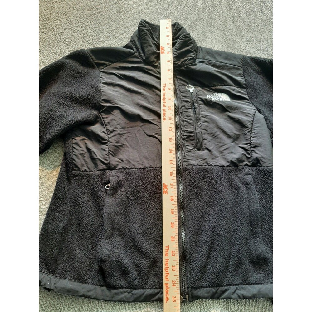 The North Face Nylon and Fleece Jacket Women's Black SIZE S P Small Petite ZIP